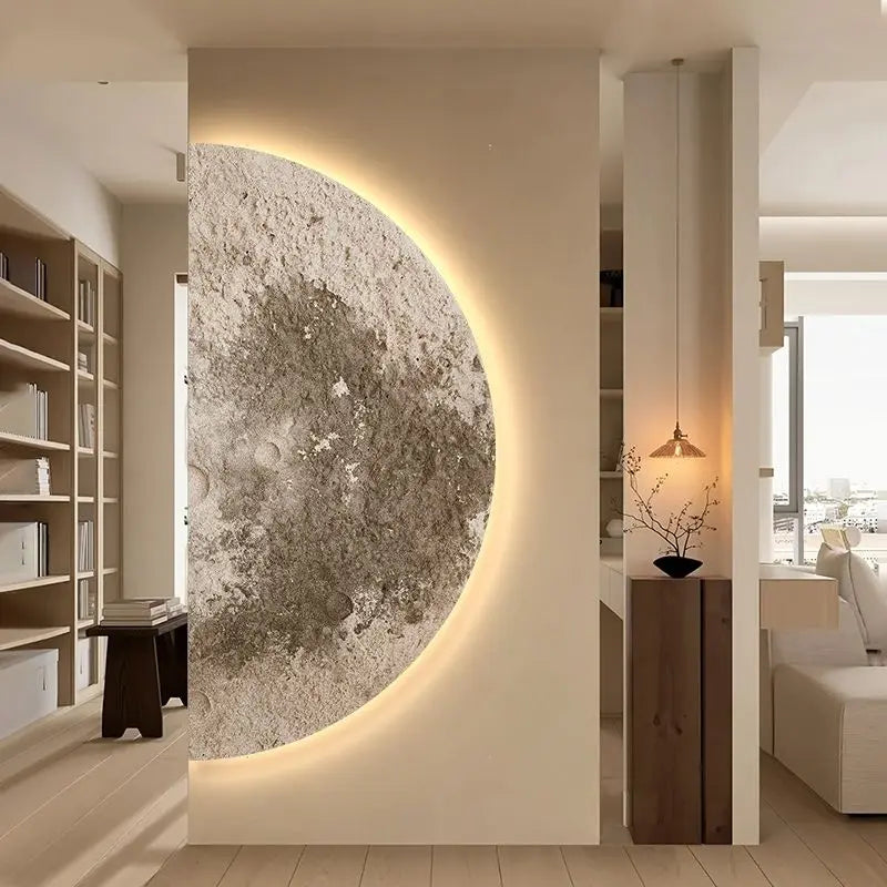 Contemporary Half Moon Outdoor Wall LightFixture - VogeLuxe