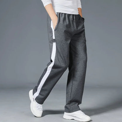 Comfortable Mens Athletic Stripe Jogger Pants