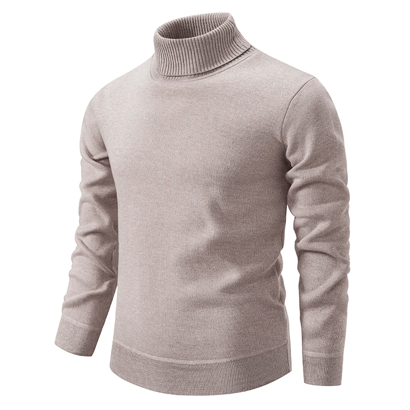 Classic Men's Turtleneck Sweater - VogeLuxe