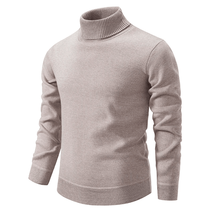 Classic Men's Turtleneck Sweater - VogeLuxe