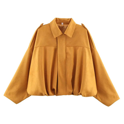 Large Leather Aviator Jacket