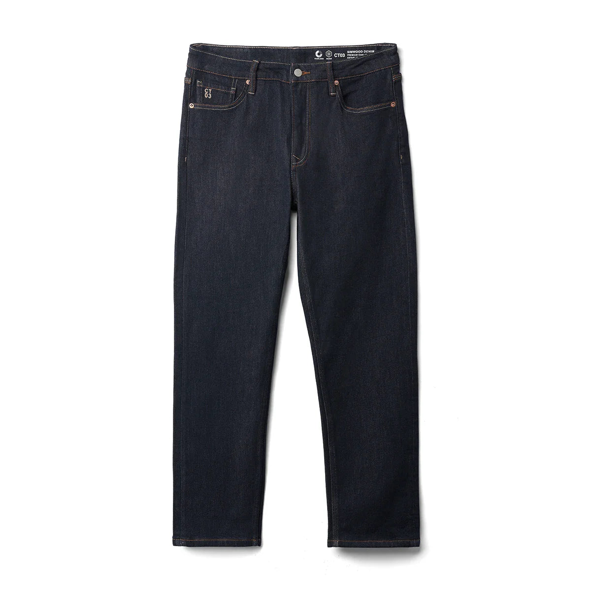 Durable Dark Wash Mens Jeans - Classic Fit Thick Winter Jeans