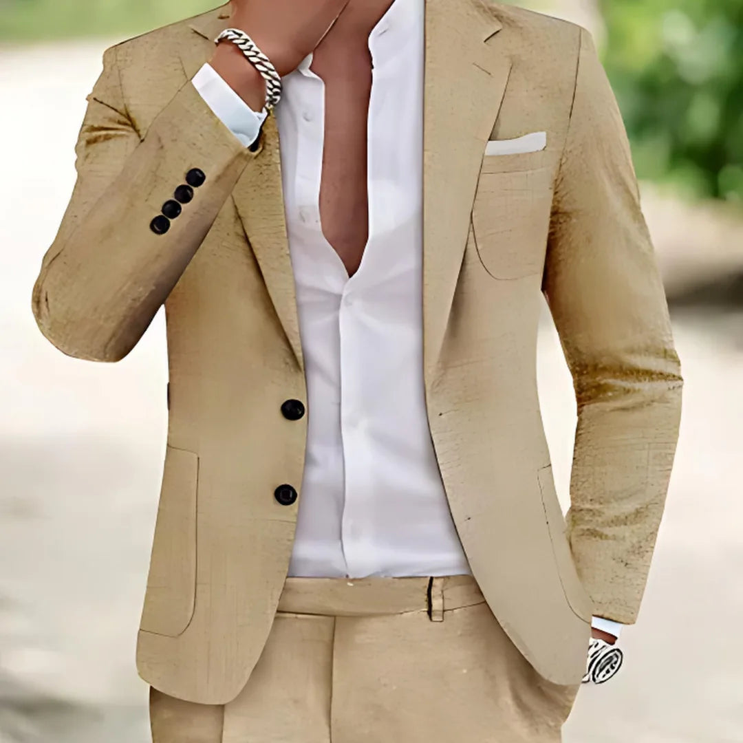 Men's Slim Fit Classic Blazer Jacket - VogeLuxe