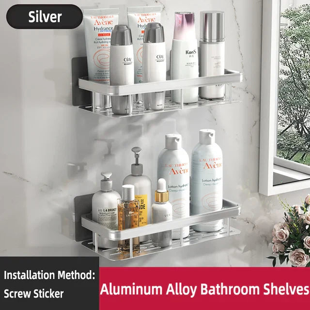 Sturdy Bathroom Storage Shelf