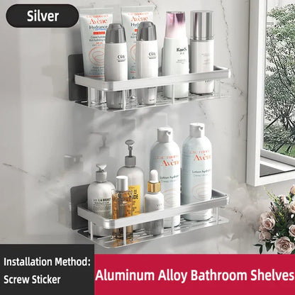 Sturdy Bathroom Storage Shelf