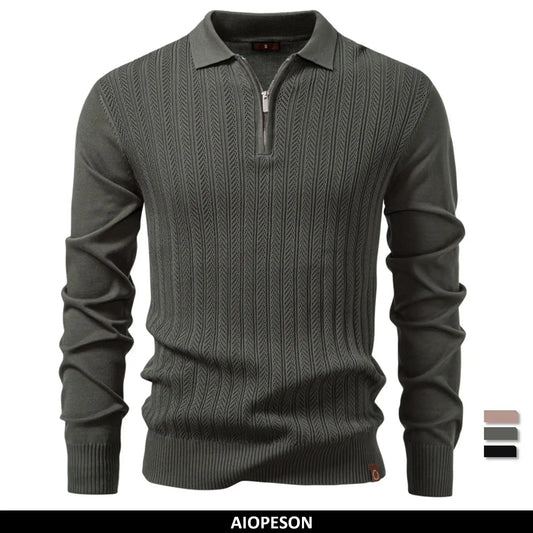 Classic Pique Polo Shirt - Slim Fit Mens Casual Wear - VogeLuxe