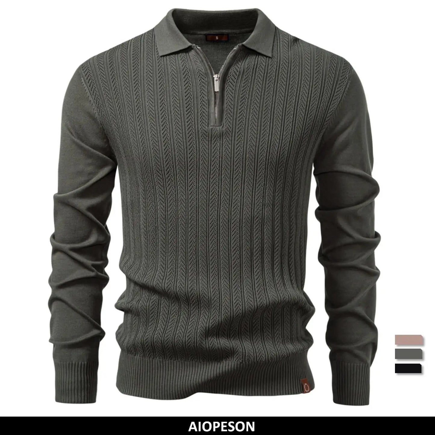 Stylish Embroidered Polo Shirt - Slim Fit Mens Casual Wear - BritishElegance