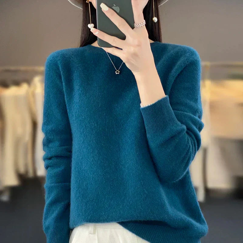 Soft Merino Wool Women's Sweater 100% Wool