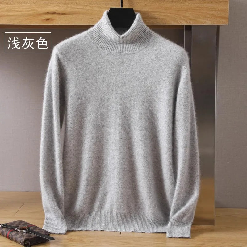 Luxury Soft Men's Cashmere Crew Neck Sweater