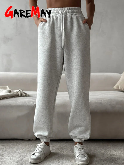 Comfortable Women's Relaxed Fit Cotton Joggers - VogeLuxe