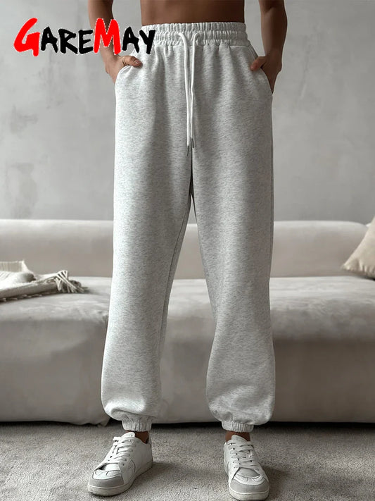 Comfortable Loose Fit Women's Cotton Jogger Pants - BritishElegance