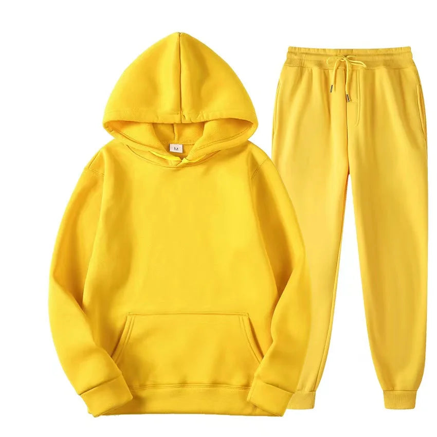 Cozy Women's Hooded Jogger Sweat Suit