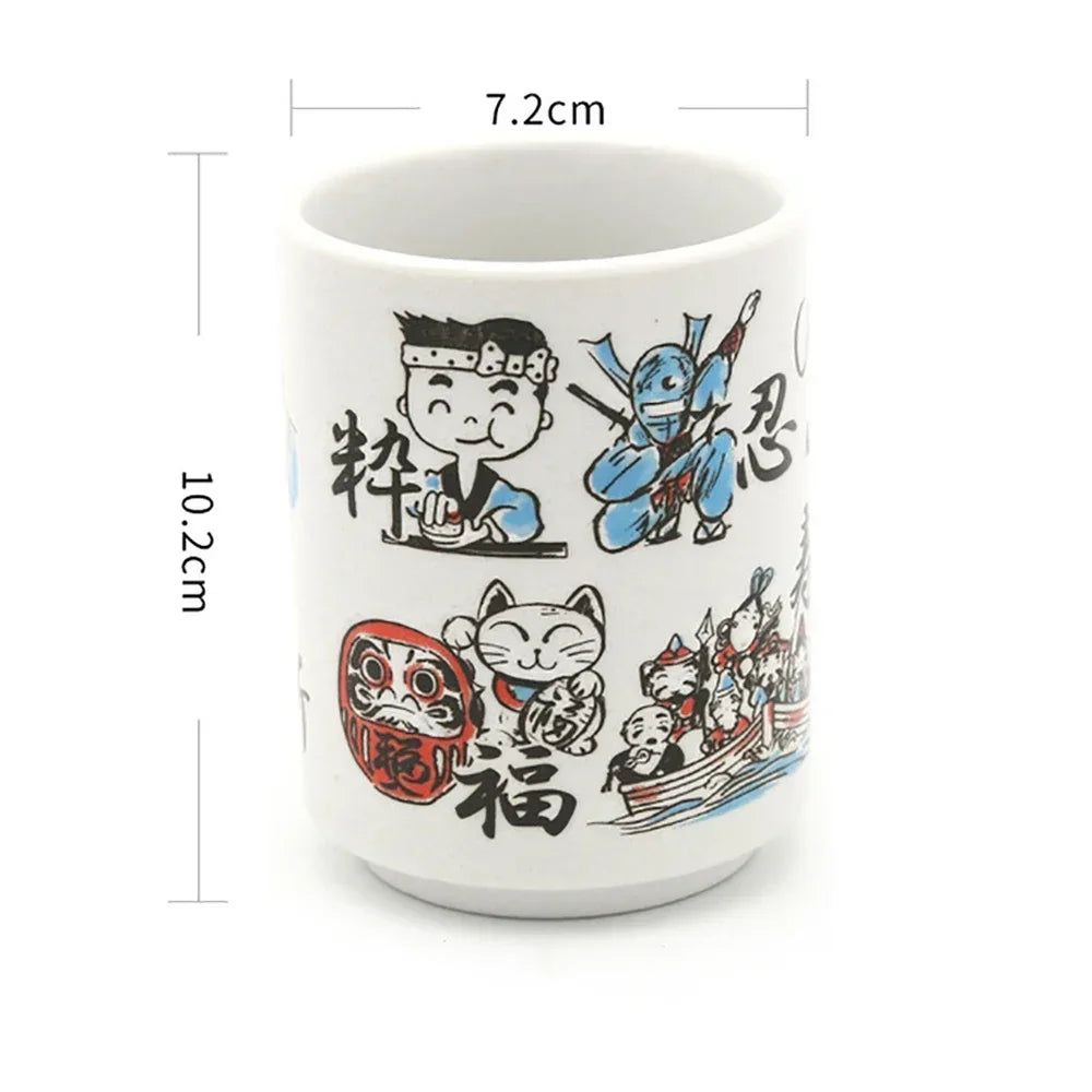 Traditional Japanese Ceramic Tea Cups