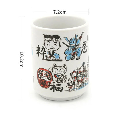 Traditional Japanese Ceramic Tea Cups