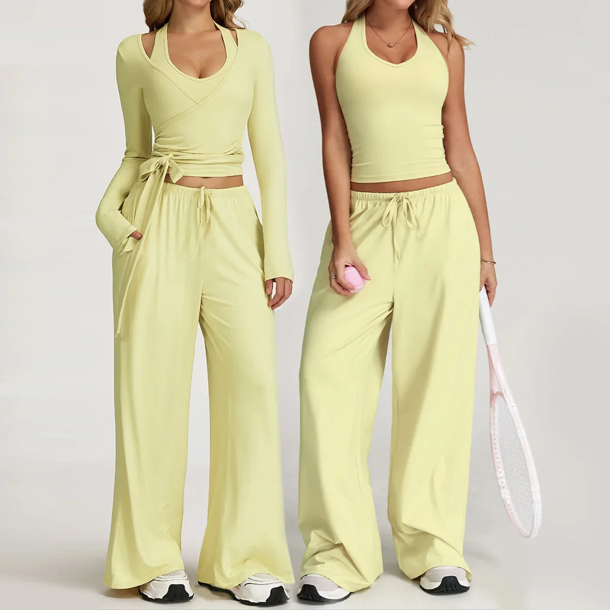 Ladies Bright Fitness Outfit - VogeLuxe