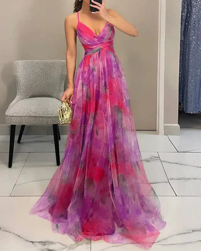 Beautiful Floral Long Dress for Women