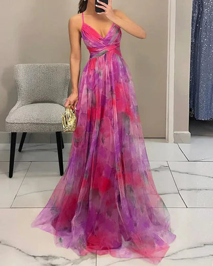 Beautiful Floral Long Dress for Women