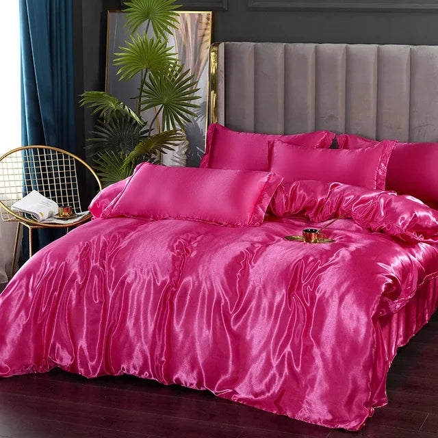 Soft Satin Bed Sheets Set