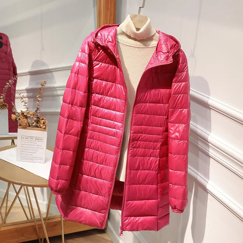 Ladies' Insulated Down Parka with Free Travel Bag