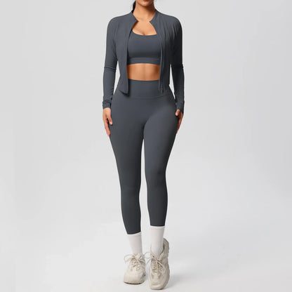 Comfortable 3-Piece Fitness Outfit