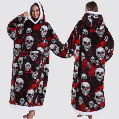 Cozy Wearable Hooded Blanket for Adults
