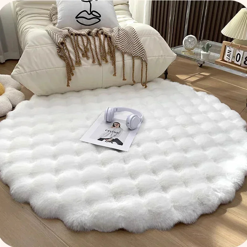 Soft Circular Mat in Scandinavian Design