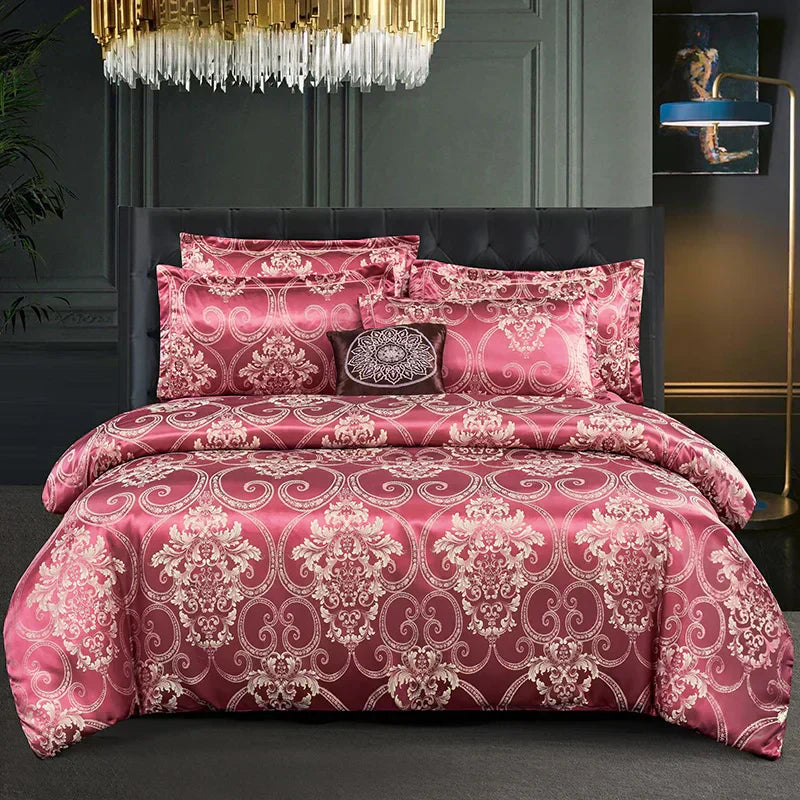 Soft Luxe Patterned Duvet Cover Set