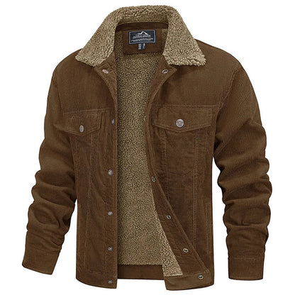 Rugged Mens Cotton Cord Jacket