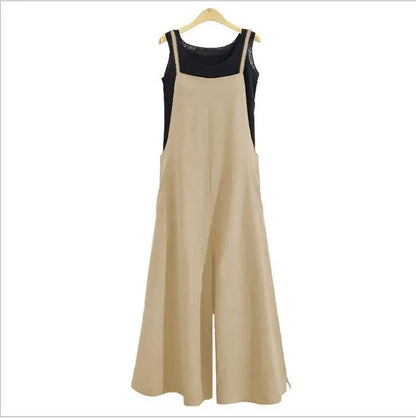 Relaxed Fit Flowy Bib Romper