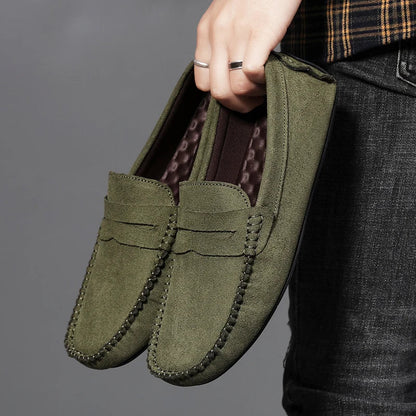 Stylish Leather Men's Slip On Shoes