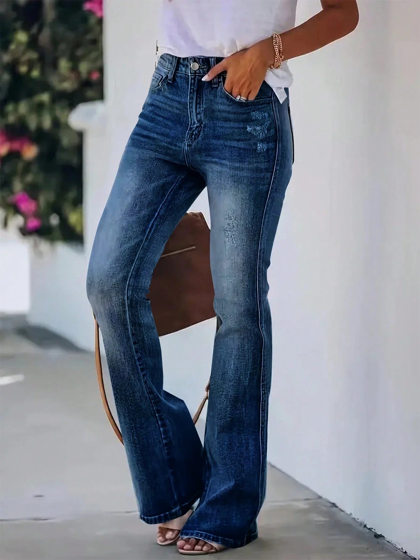 Fit Women's High Waist Skinny Jeans - BritishElegance
