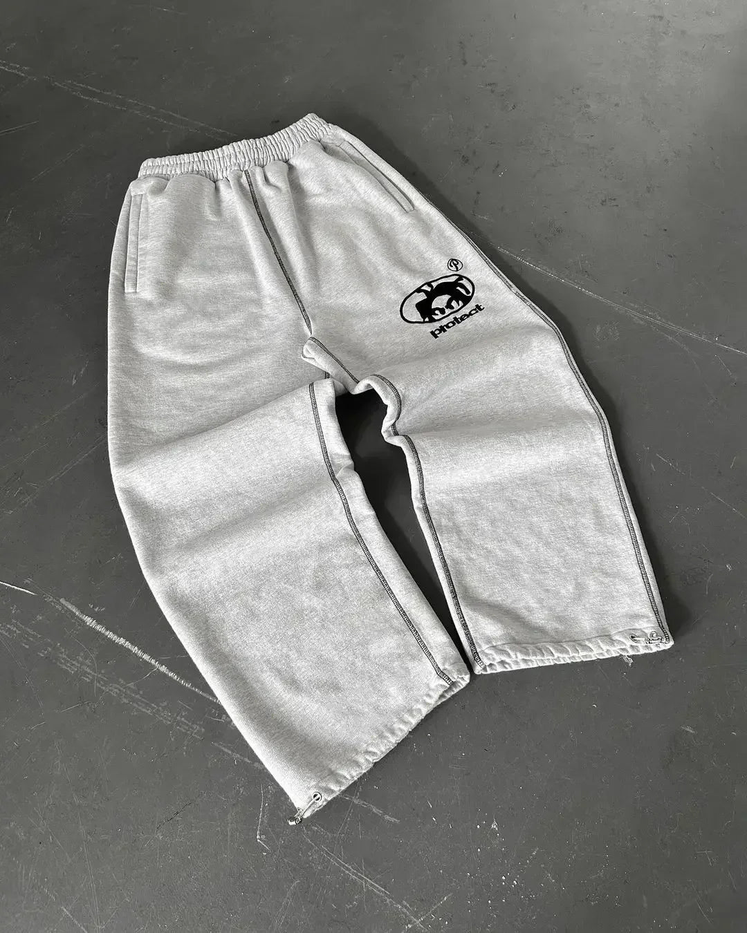 Vintage Inspired Stripe Loose Fit Joggers