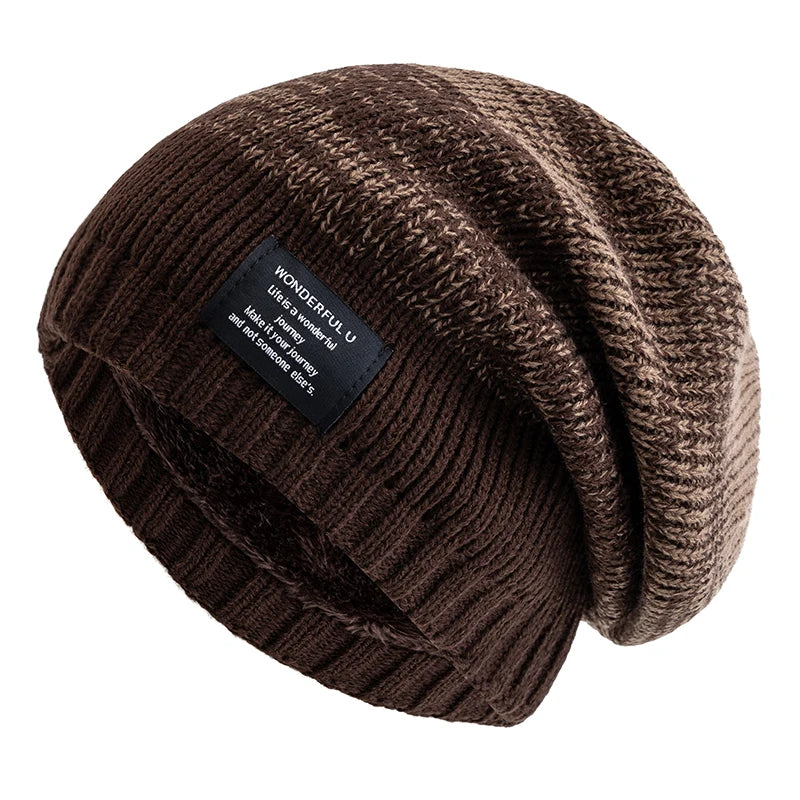 Soft Warm Fuzzy Winter Beanie for Women