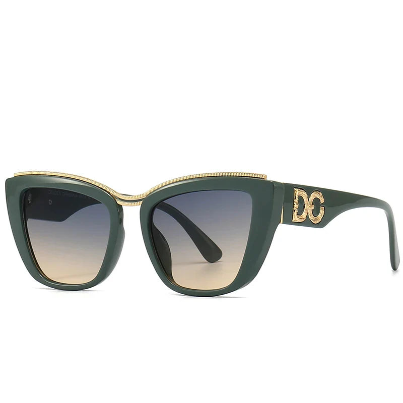 Trendy Ladies Gradient Aviator Shades
