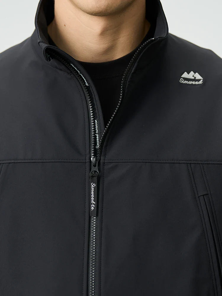 VogeLuxe | Men’s Technical Softshell Jacket with Stand Collar