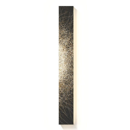Rustic Fabric Panel Wall Light