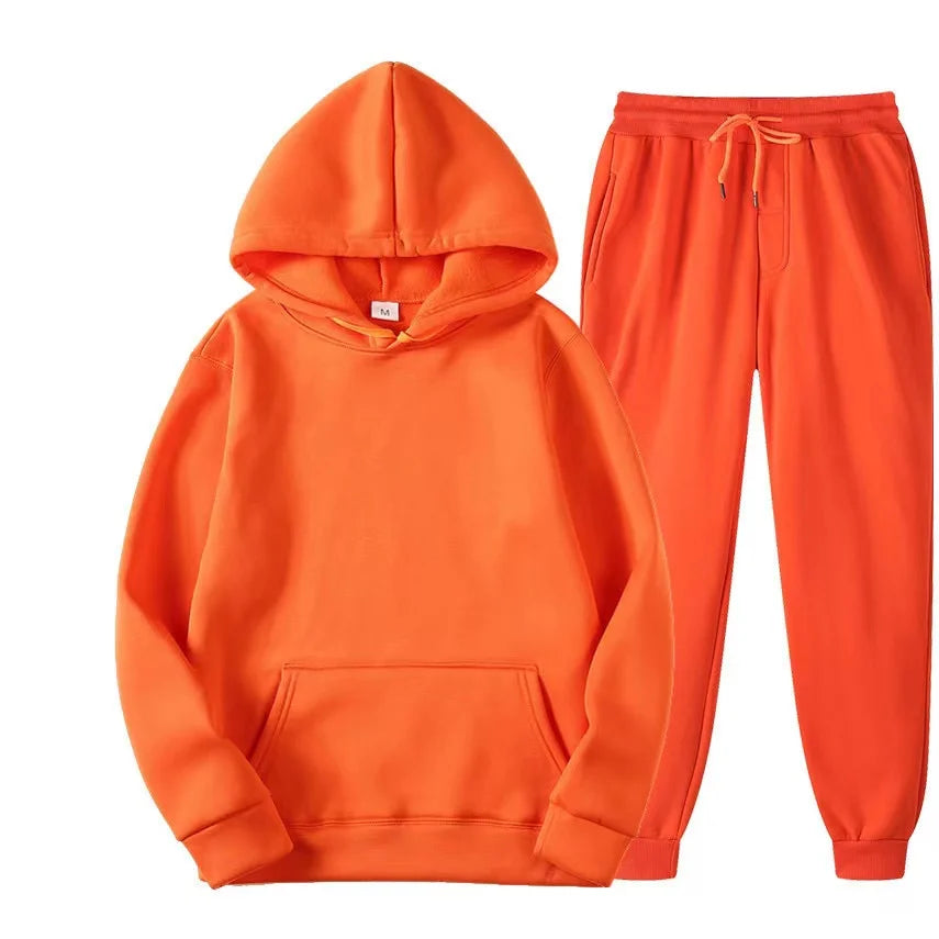 Comfy Women's Hooded Sweat Suit – Soft Jogger Outfit