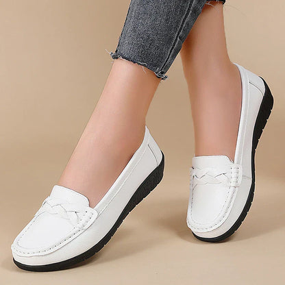 Authentic Leather Slip On Loafers for Men Large Sizes