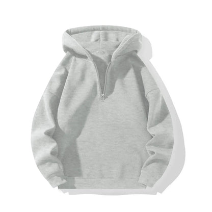 Large Zip Up Mens Hooded Sweatshirt