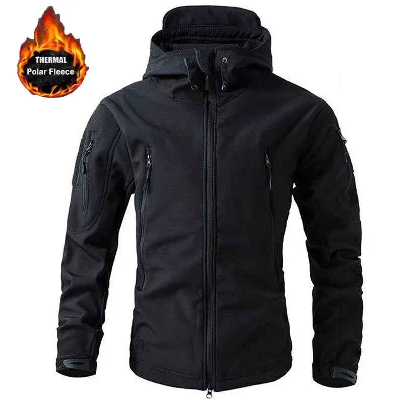 Breathable Warm Men's Fleece Jacket Waterproof