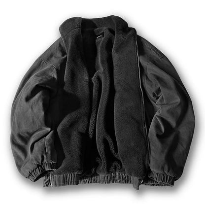 Classic Retro Fleece Mens Coat