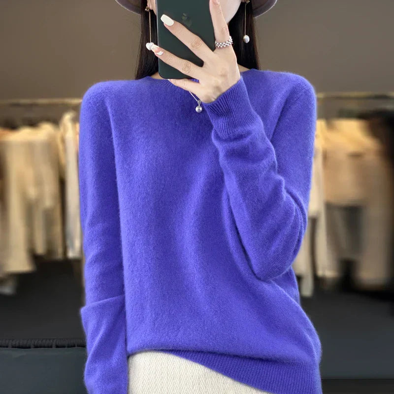 Soft Merino Wool Women's Sweater 100% Wool