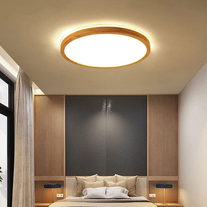 Natural Wood Table Lamp - VogeLuxe