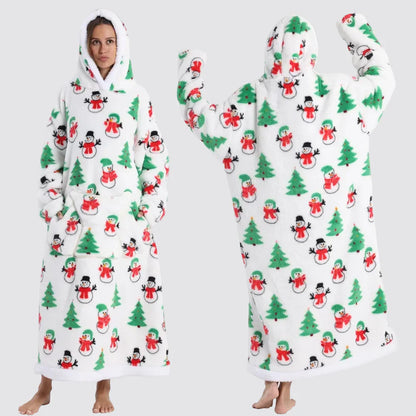 Cozy Wearable Hooded Blanket for Adults