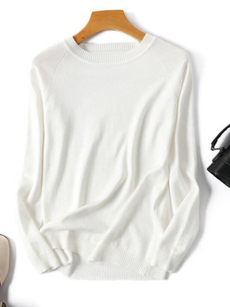 Cozy Women's Winter Crew Neck Sweater