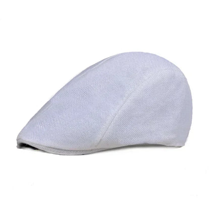 Classic Wool Newsboy Cap - Traditional Unisex Hat