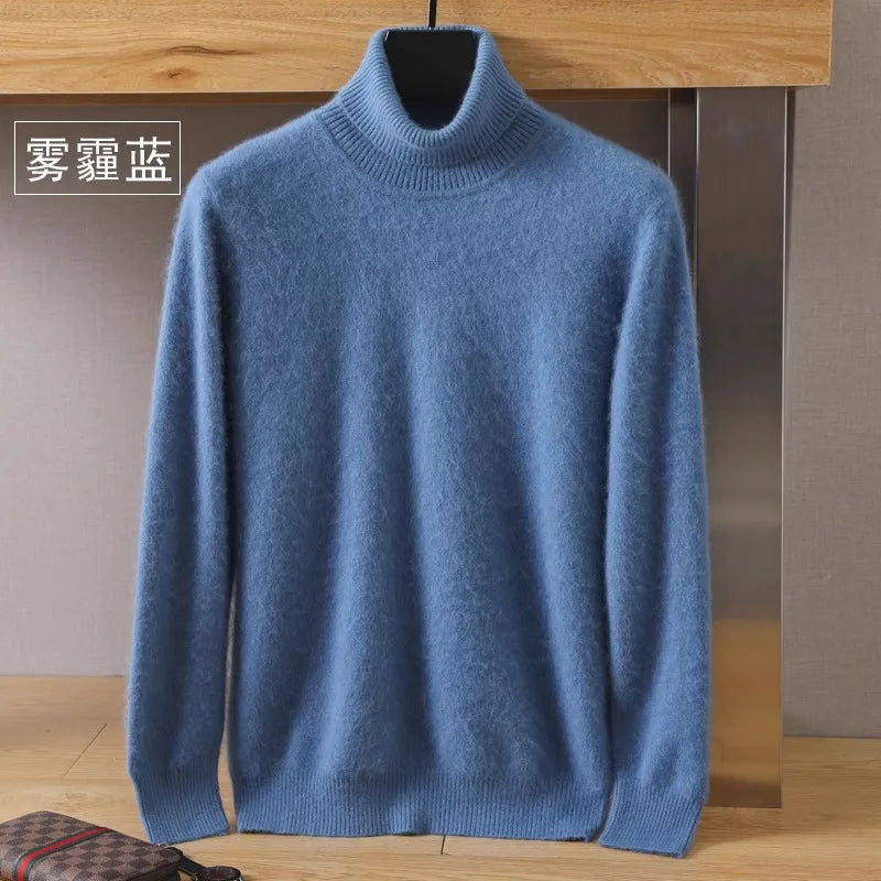 Luxury Soft Men's Cashmere Crew Neck Sweater