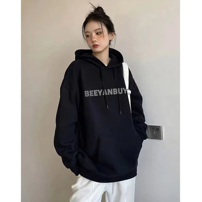 Cozy Fleece Hooded Jacket Women's Warm Winter Cotton Sweatshirt - VogeLuxe