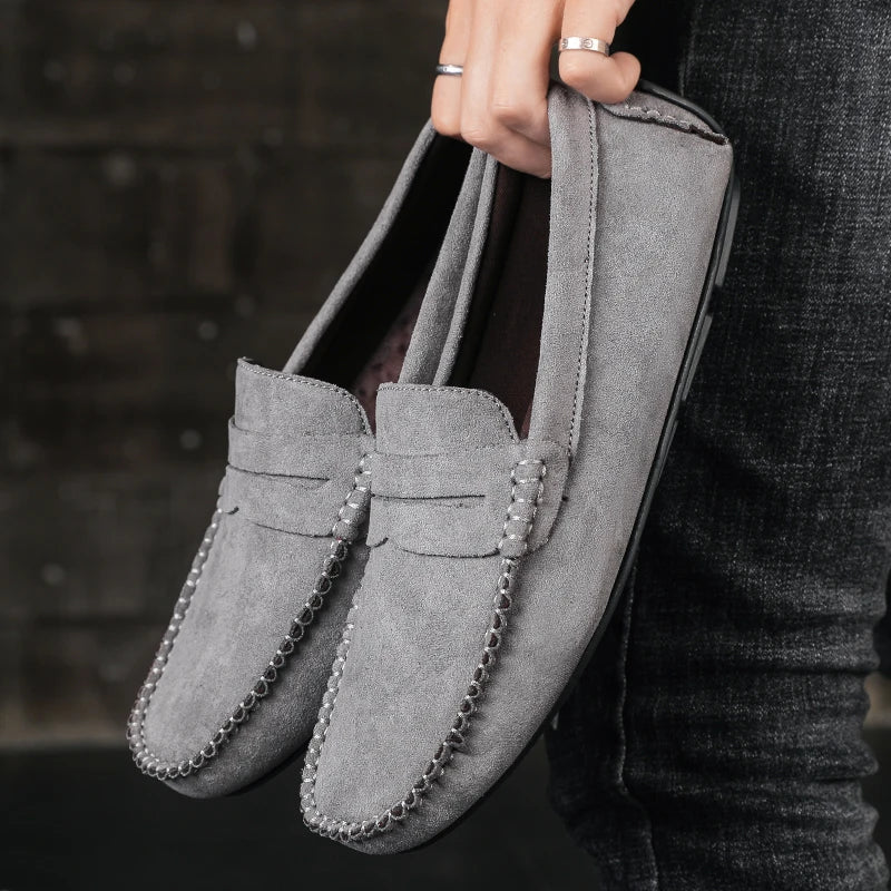 Stylish Leather Men's Slip On Shoes