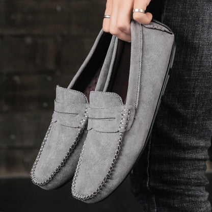 Stylish Leather Men's Slip On Shoes